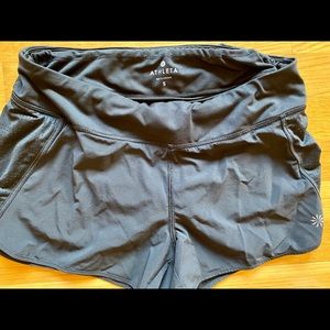 Black Athleta Track This Run Short Size S